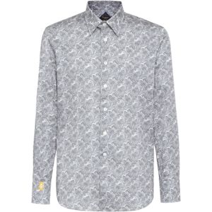 Billionaire - Silver Cut LS Milano - Overhemd - Veelkleurig - Katoen Poplin