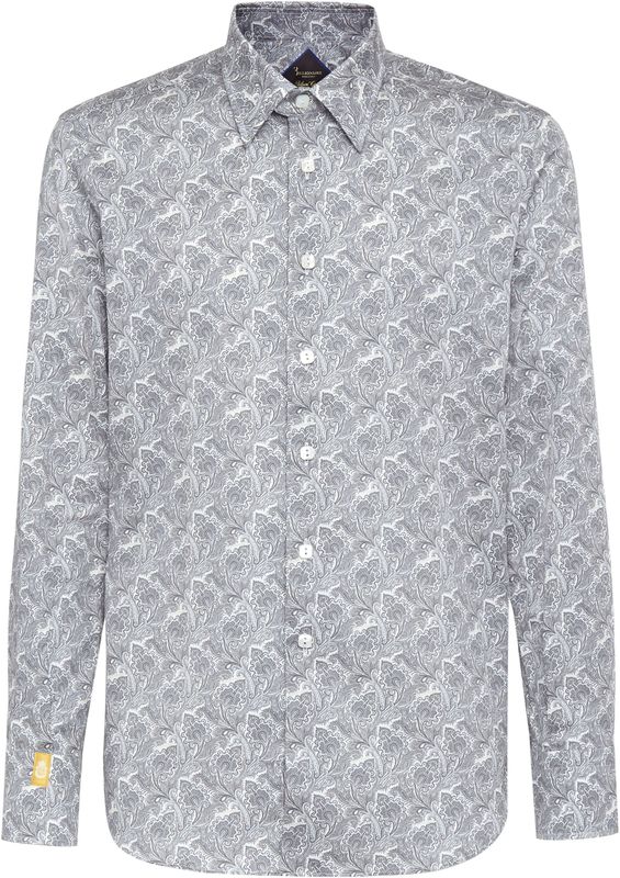 Billionaire - Silver Cut LS Milano - Overhemd - Veelkleurig - Katoen Poplin