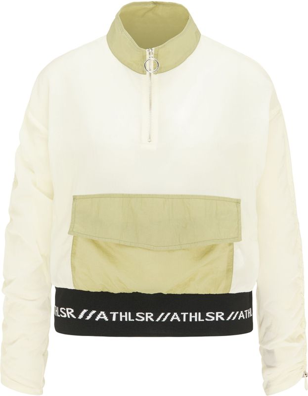 myMo ATHLSR Sportjas  olijfgroen / wolwit