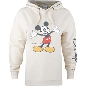Disney Dames/dames Open Arms Mickey Mouse Hoodie (Steen) - Maat S