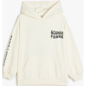 Koton SWEATSHIRTS Capuchon kraag Met drukwerk Sweatshirt