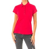 Damespolo - Rood - LWP601 - Korte Mouwen - Reverskraag