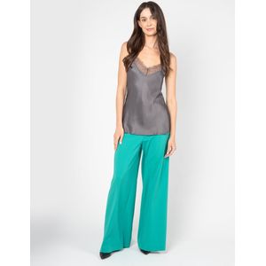 Patrizia Pepe - Kanten Top - Grijs - Dames