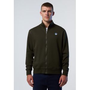 North Sails Sweatshirt Volledige ritssluiting met logopatch