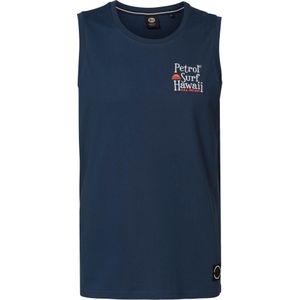 Petrol Industries - Heren Artwork Singlet Tulum - Blauw