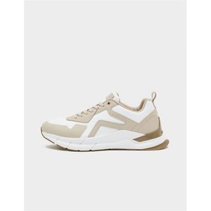 Men's Calvin Klein Low Top Lace-Up Trainers in White