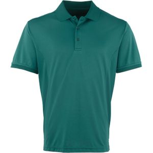 Premier Heren Coolchecker Pique korte mouw Polo T-Shirt (Fles)