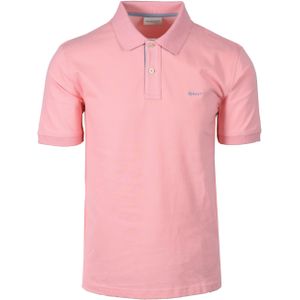 Gant Polo SS Regular Fit Contrast Pique Rugger Polo Roze