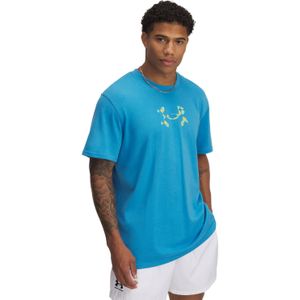 Under Armour - Holiday - Zwaargewicht T-shirt - Blauw
