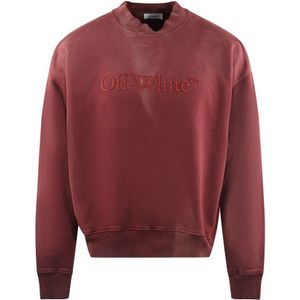 Off-White Laundry Skate Fit Red Sweatshirt - Maat S