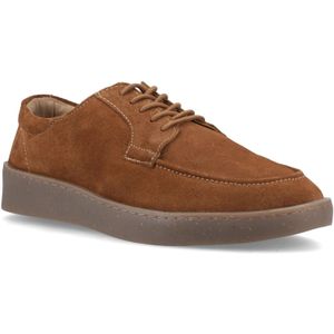 Hush Puppies - Rafael - Veterschoenen - Tan - Suède