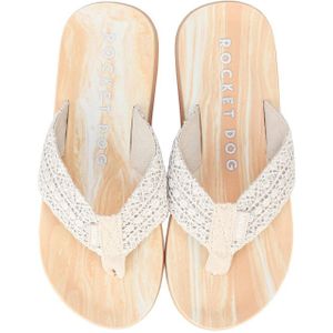 Rocket Dog Adios Pearl teenslippers voor dames, crÃ¨mekleurig