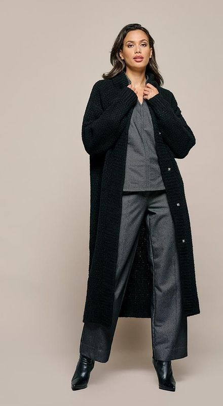 Evelyn - Vest - Zwart