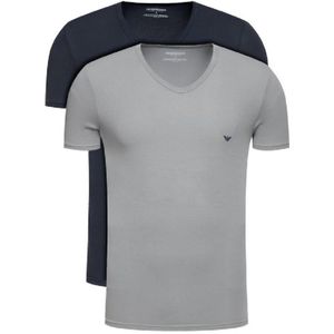Emporio Armani T-shirt Set Van 2 T-shirts Met V-hals - Maat XL