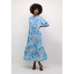 Jurk A-shape blue multi