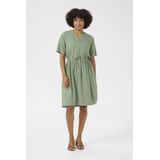 Cream Jurk 'Tiah'  groen