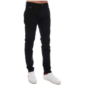 Heren Henleys Mayhen Slim Jeans in Zwart