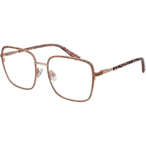 Guess - Accessoires - Geel - Metalen Brillenmontuur - Vierkant Silhouet - Veerscharnieren