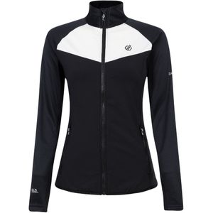 Dare 2B Dames/Dames Elation III Core Stretch Midlayer (Zwart/Blanc De Blanc)