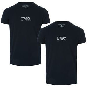Armani 2-pack T-shirts voor heren in marineblauw