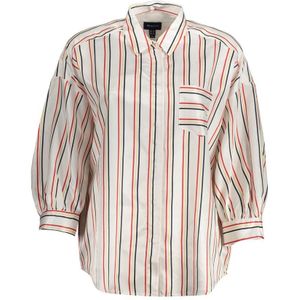 Gestreepte Katoenen Overhemdtop