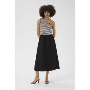 CULTURE Jurk 'Florence'  zwart / wit