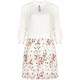 Trussardi - Jurk - Wit - Aansluitende Stijl - 100% Polyester