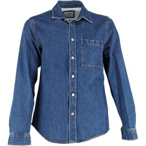 Acne Studios Blå Konst Denim Shirt in Blauw Katoen