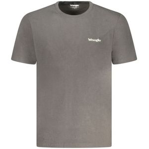 Wrangler, Heren, Tops, Grijs, Maat: L Katoen,