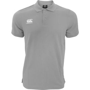 Canterbury Heren Waimak korte mouw Pique Polo Shirt (Grijze Mergel)