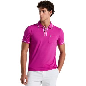 Original Penguin Heren Earl Pique Poloshirt (Paars)