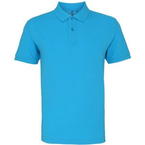 Asquith & Fox Heren Poloshirt Met Korte Mouwen (Turquoise) - Maat L