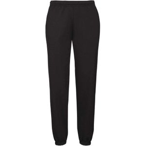 Fruit Of The Loom Heren Premium 70/30 Elastische Joggingbroek /Joggingsbroek (Zwart)