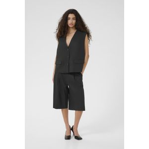 Gestuz, Dames, Jassen, Zwart, Maat: S Linnen,