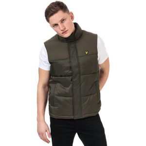 Lyle & Scott - Gewatteerde Bodywarmer - Groen