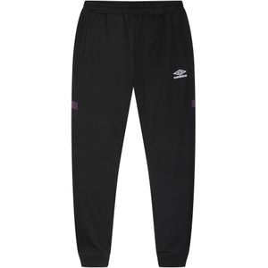Umbro Heren Sportstijl Club Tricot Joggingbroek (Zwart/Potent Paars)