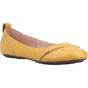 Hush Puppies Dames/Dames Janessa Suede Slip On Pompen (Geel) - Maat 36