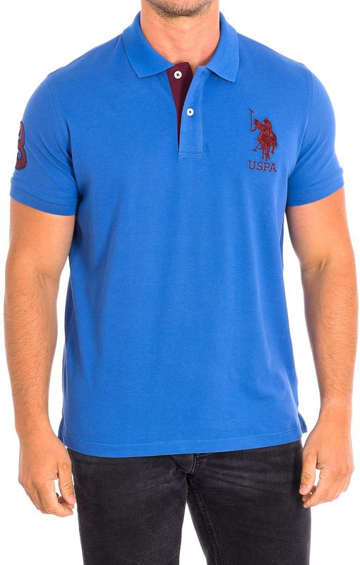 US Polo Assn - Poloshirt - Blauw - 100% Katoen