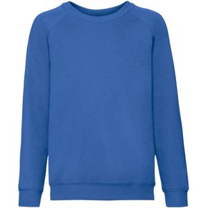 Fruit of the Loom Klassiek Raglan Sweatshirt voor kinderen/Kinderen (Koningsblauw)