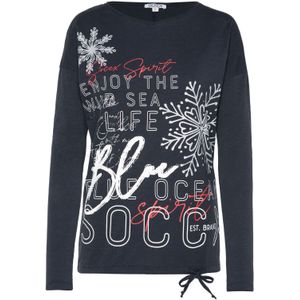 Soccx - Langarmshirt - Dames - Glitterprint