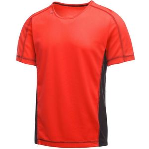 Regatta - Heren Activewear Beijing Korte Mouwen T-Shirt (Rood/Zwart) - Maat S