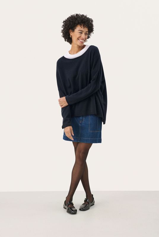 Pullover Loose fit navy