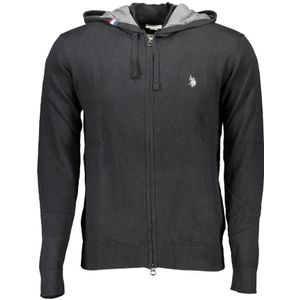 U.S. POLO ASSN. - ZipUp Knit Hoodie - Sweater - Zwart