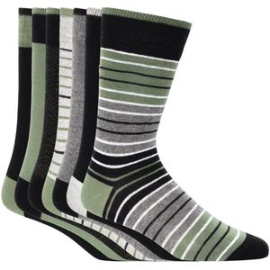 Duck and Cover Heren Bellion Assorted Designs Sokken (Olijf)