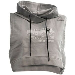 Reebok - Combat Glory - Mouwloze Hoody - Grijs - Dames