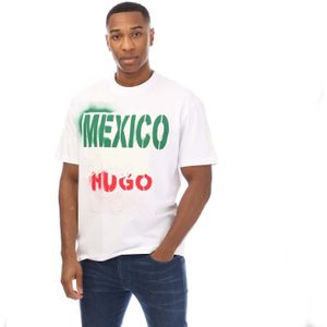 Hugo - Mexico - T-shirt - Wit - Heren
