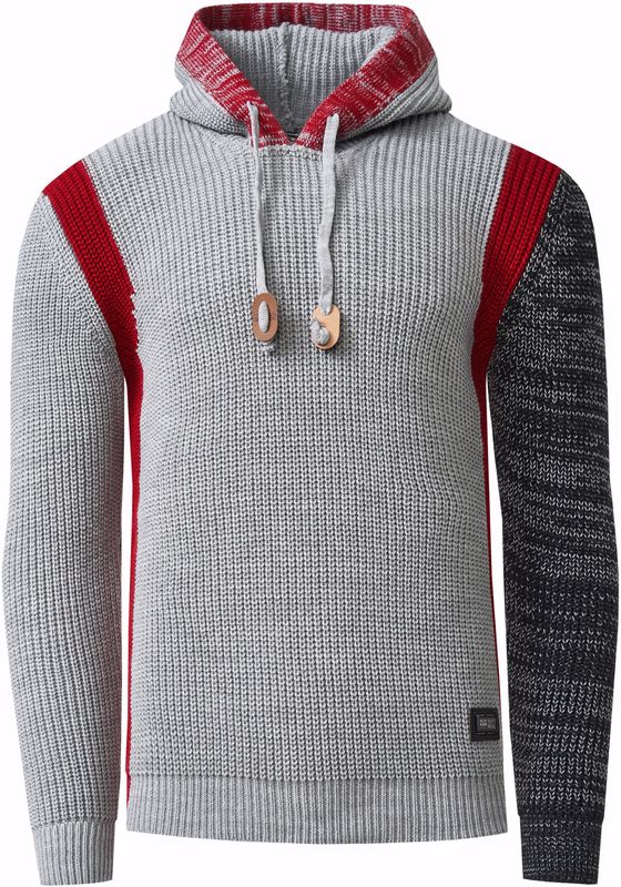 Rusty Neal - Hoodie - Grof Gebreid - Casual Pasvorm - Heren