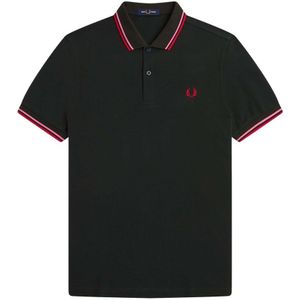 Fredperry Overhemd Fp Twin Getipt Fred Perry Overhemd - Maat M