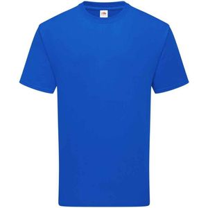 Fruit of the Loom Katoenen uniseks T-shirt voor volwassenen (Royaal Blauw)