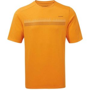 Craghoppers Heren Dynamisch T-Shirt (Magma Oranje)